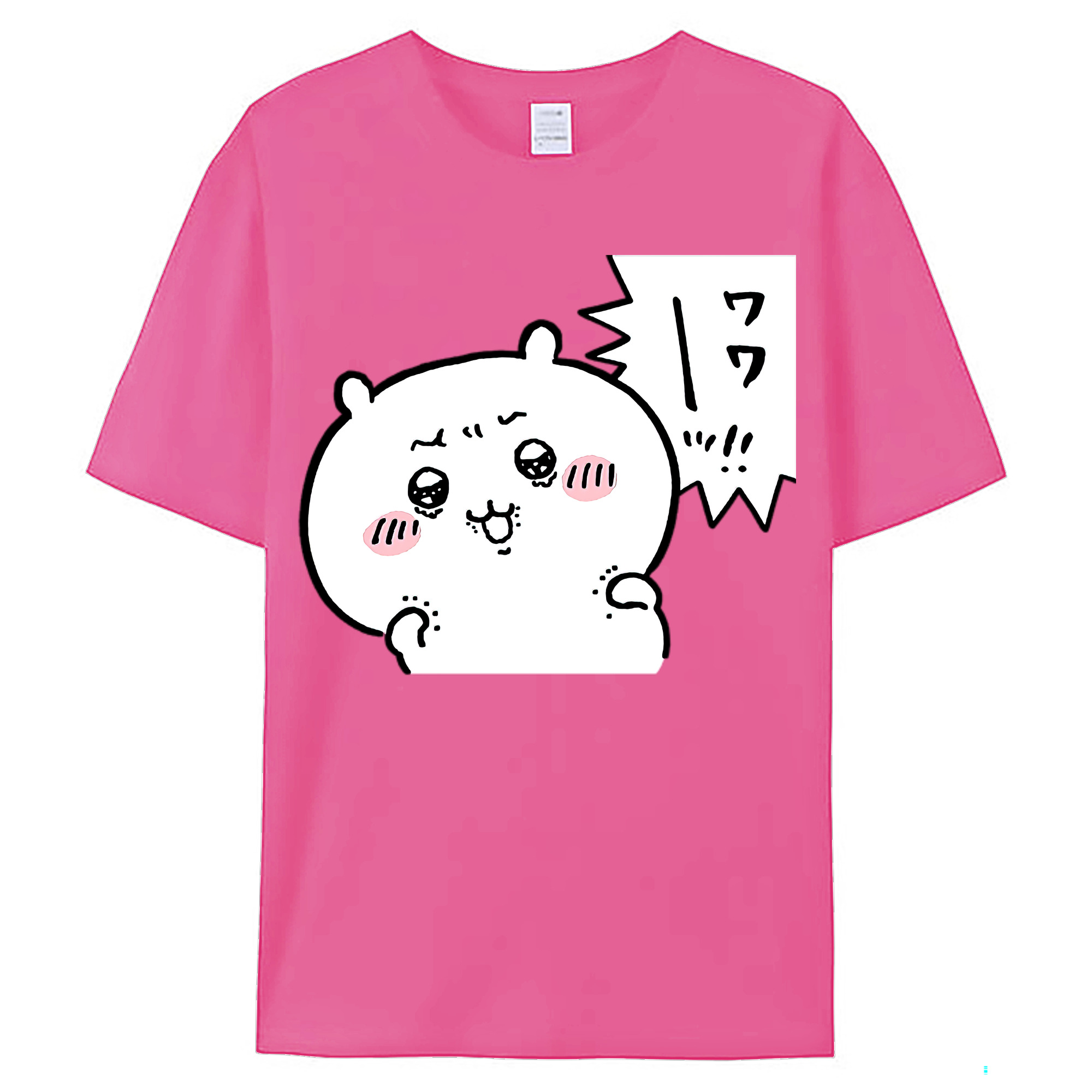 （画像用） ちいかわ ちいかわ Chii-kawa chiikawa レディースカジュアルプリントTシャツ（綿100％）